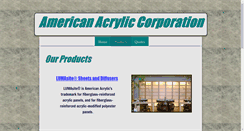 Desktop Screenshot of americanacrylic.com